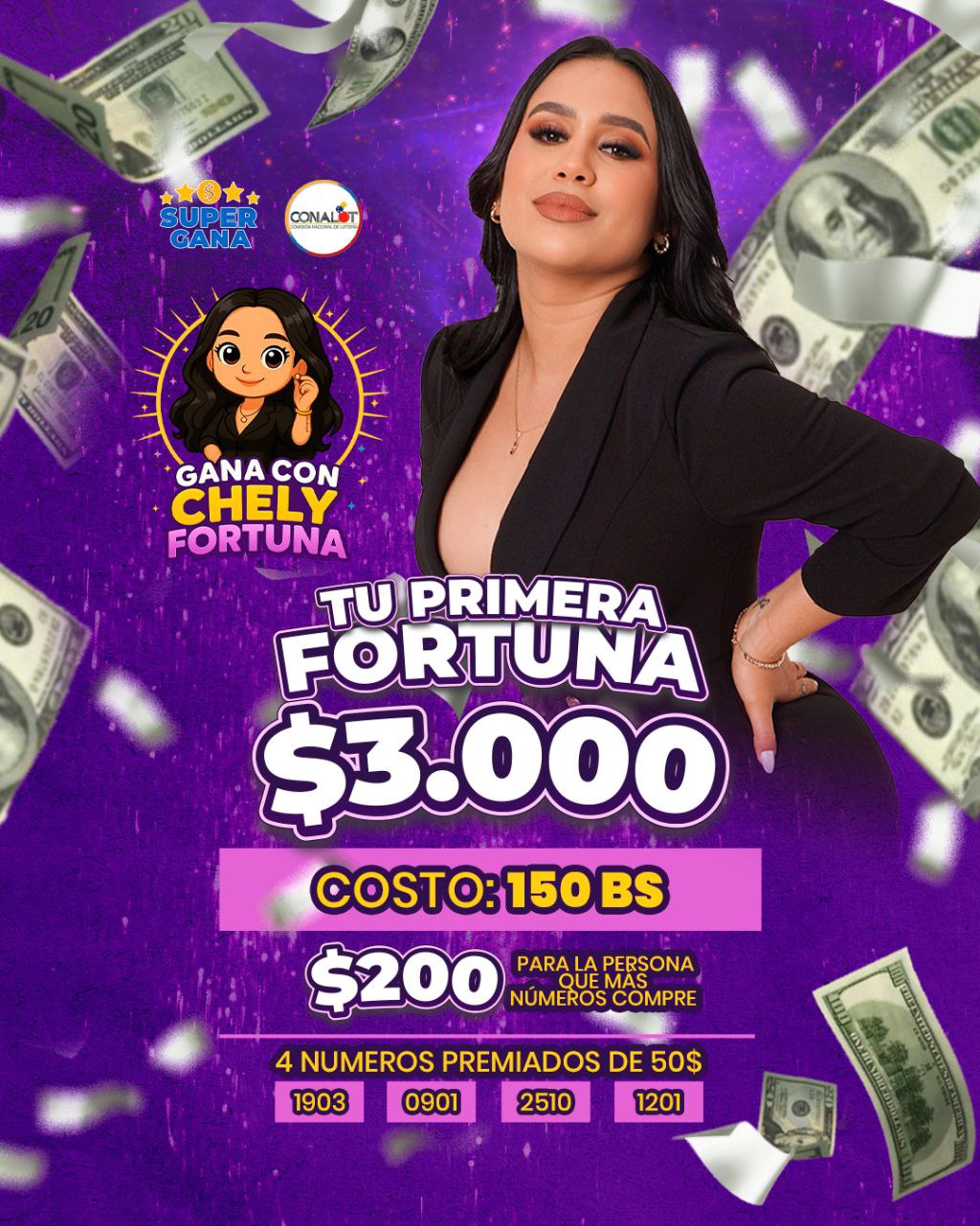 TU PRIMERA FORTUNA🥳🎁💜.